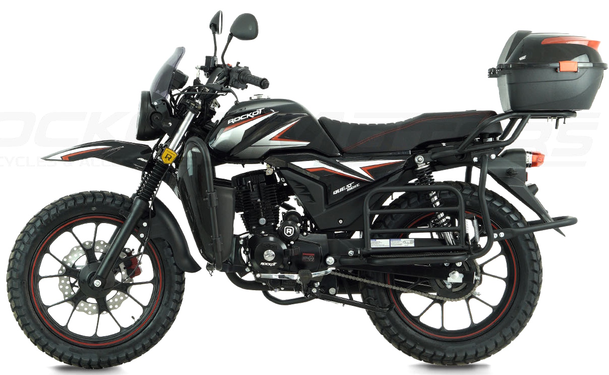 Мотоцикл дорожный ROCKOT QUEST (черный глянцевый)