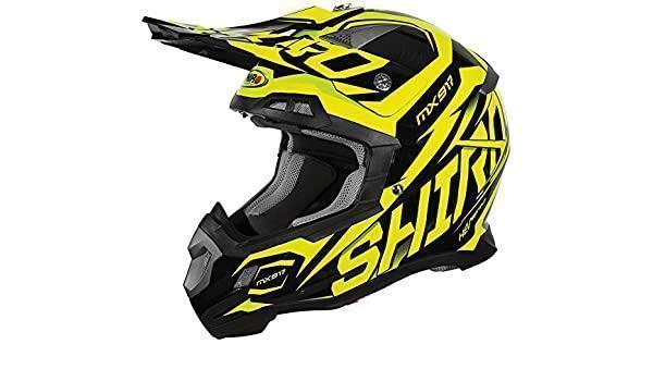 Шлем кросс SHIRO MX917 Thunder Yellow
