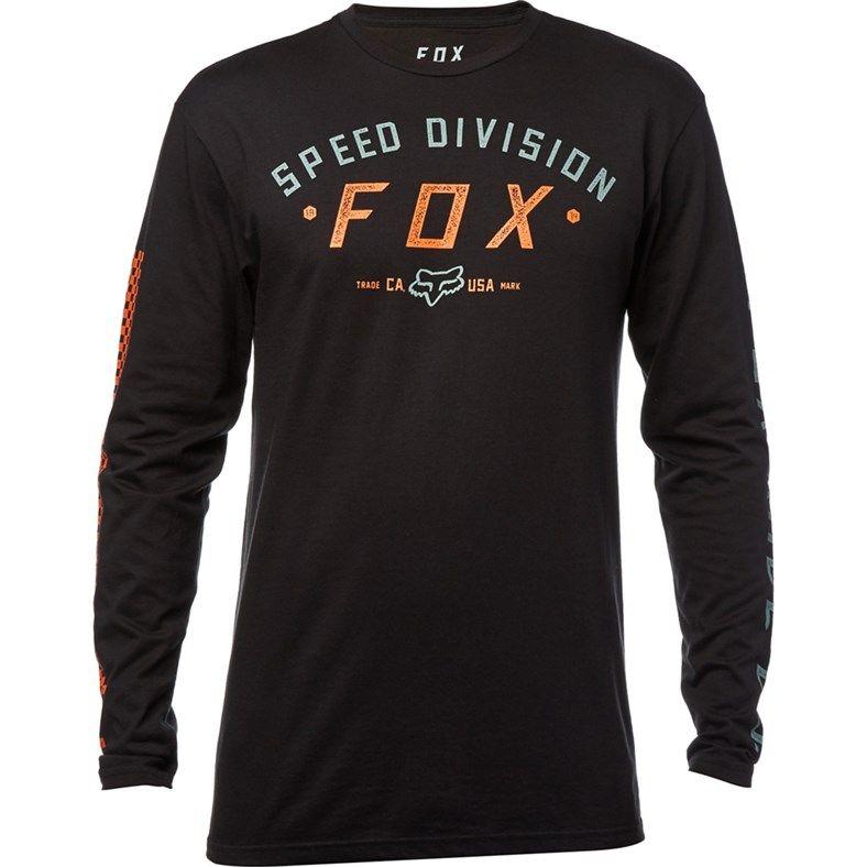 Футболка с длинным рукавом Fox Ground Fog LS Tee Black