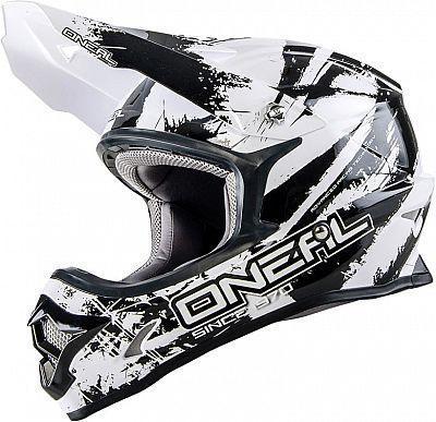 Шлем кросс ONEAL 3Series SHOCKER black/white